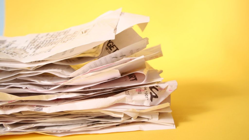 tax receipts